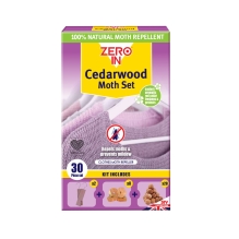 Zero In Cedarwood Moth Repellent Set