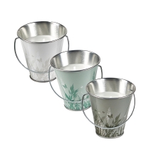 Citronella Mini Candle Bucket - Close to home - Assorted Colours