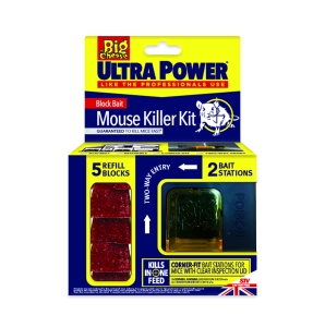Block Bait Mouse Killer Kit - Twinpack