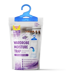 Zero In Air Ace Wardrobe Moisture Trap Lavender Fragrance - 300g