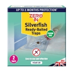 Zero In Silverfish Ready-Baited Traps - Twinpack